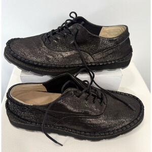 Clarks Oxfords Metallic Bronze Collection Platform Cunky Sole Size 9M